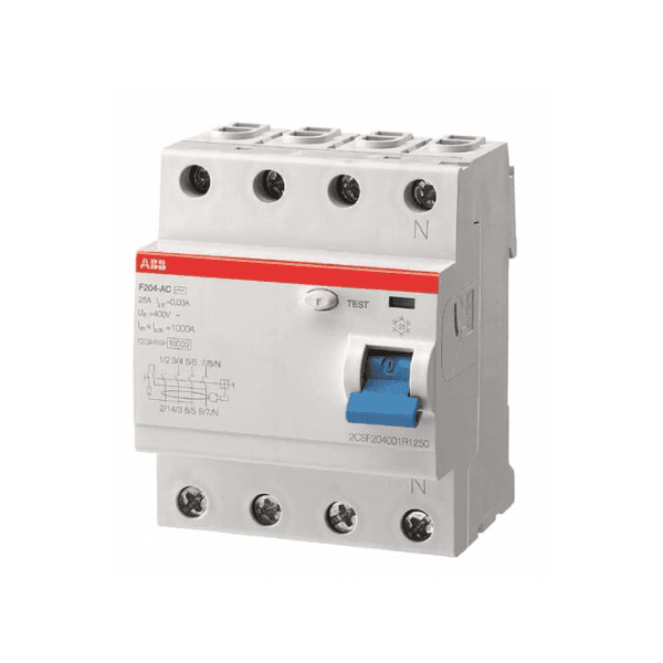 2CSF204005R1800 - Cầu dao chống dòng rò RCCB 4P 80A 30mA F204 AC-80/0,03